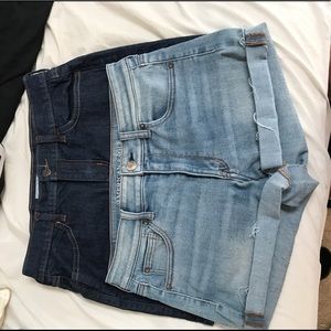 Jean Shorts and a skirt!